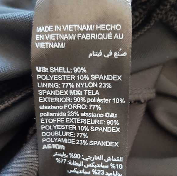 WHBM - THE LEGGING - Beautiful black velvet-like leggings for women - Size: L - Picture 6 of 10